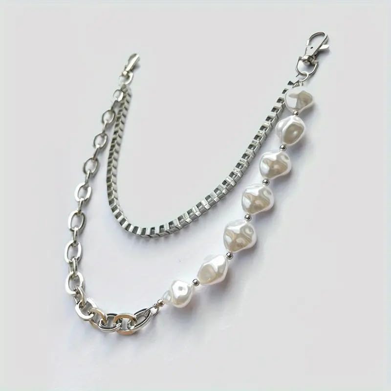 Punk Wallet Chain for Men Women Hip Hop Pants Chains Pocket Chain Vintage Rock Jeans Chains Keychain for Pant - Image 6