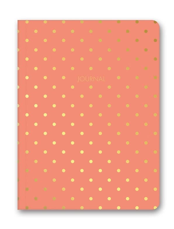 Le Color Puantiyeli Mini Defter Çizgili Mercan 14x20 cm