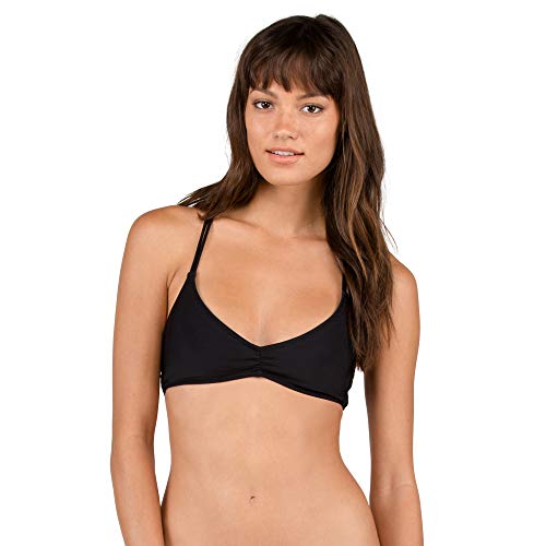 Volcom Simply Solid V Neck Bikini Top