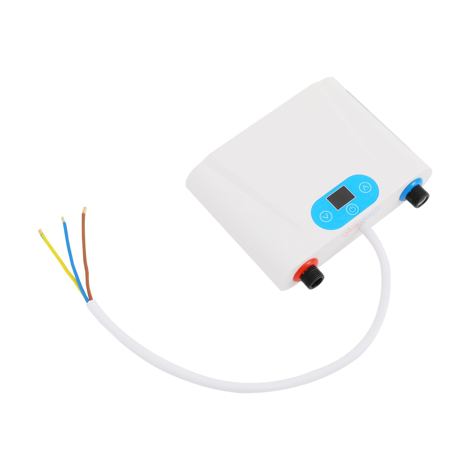 Mini chauffe-eau instantané avec affichage LED 5500 W - Petit chauffe-eau instantané - Chauffe-eau électrique de 30 à 55 °C - Montage mural - Autonome