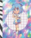Cute Pastel Kawaii Girl Composition Notebook (7.5x9.25)