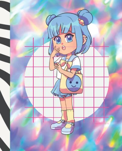 Cute Pastel Kawaii Girl Composition Notebook (7.5x9.25)