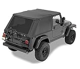 Bestop 5282135 Black Diamond Replace-A-Top For 2004-2006 Wrangler Unlimited - Trektop NX Hardware