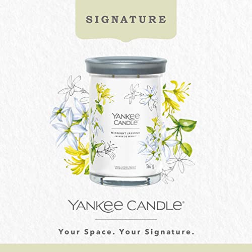 Yankee Candle Signature Scented Candle, Midnight Jasmine, Large Tumbler - Image 2