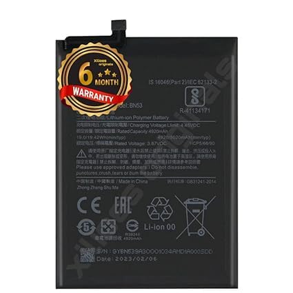 Image of BN53 Battery for Redmi Note 9 pro M2003J6B2G Battery with 6 Month Warranty **** (Y238)