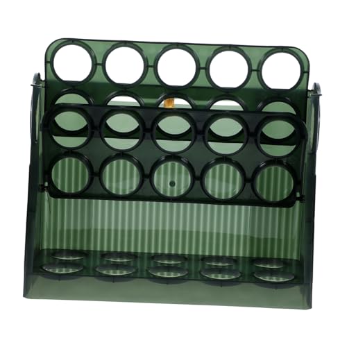 CHICAMPERA 用冷蔵庫卵収納トレイ 耐久性プラスチック製 大容量フリップ式エッグホルダー キッチン用鶏卵ストッカー 冷蔵庫ドア対応収納ケー