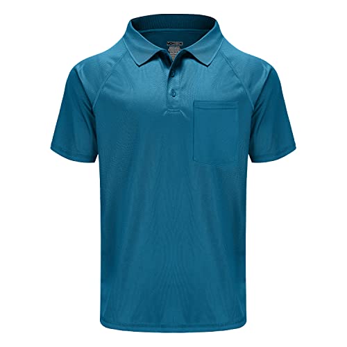 Camisetas Polo para Hombre TIHEEN, de Manga Corta, con Tecnología Antitranspirante y Secado Rápido, Tallas Grandes y Altas miniatura 1