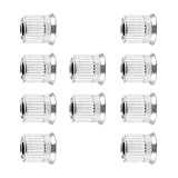 SHINEOFI Lot de 10 Écrous Moletés à Serrage Rapide en Alliage d'Aluminium Écrous de Bl...