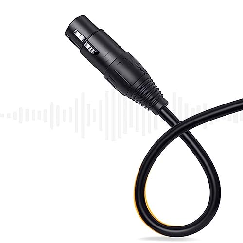 Adaptador divisor de audio XLR 30 cm macho a hembra miniatura 4