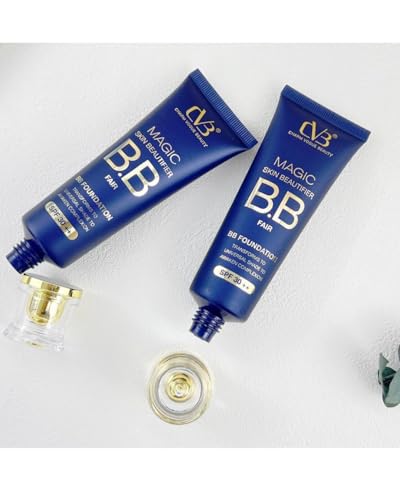 Image of CVB C65 Magic Skin Beautifier BB Fair Cream for Complexion Enhancer, Matte BB Foundation for Face Make-up, Skin Hydration with SPF 30 ++ (01 White Ivory)