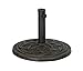 DC America UBP18181-BR 18-Inch Cast Stone Umbrella Base, Made from Rust Free Composite Materials, Bronze Powder Coated Finish