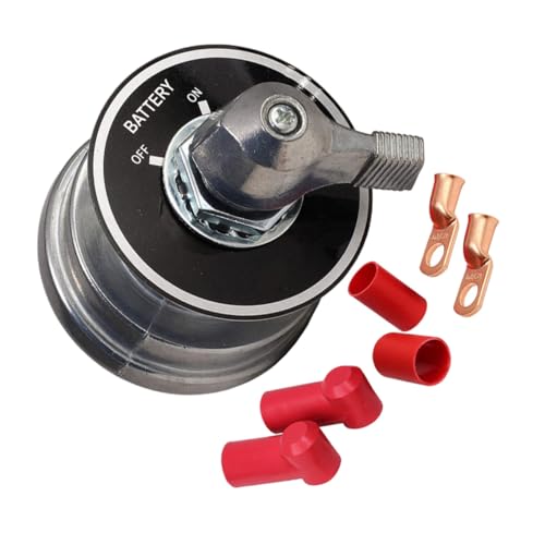 TOKIDNY Amp Disconnect Power for Car Battery Power Off Switch Aluminum Alloy Kill Switch Safety Energy Saving Design