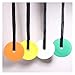 Dnyucen 10 Pcs TPR Soccer Goal Target Training Discs Adjustable Flat Spot Markers to Improve Football Shooting Accuracy for Practice(Green)