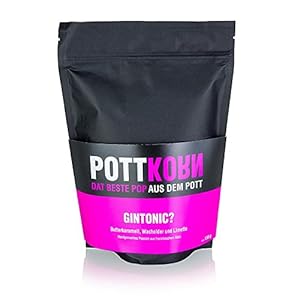 Pottkorn – GinTonic, Popcorn mit Butterkaramell, Wacholder & Limette, 150g