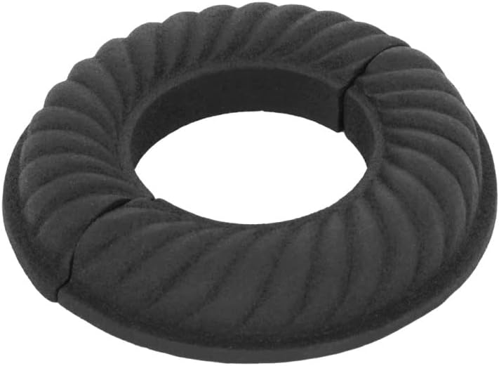 Renovators Supply Manufacturing Aluminum Escutcheon Plate 3.88 OD Escutcheon 1.5 IPS Black Radiator Flange