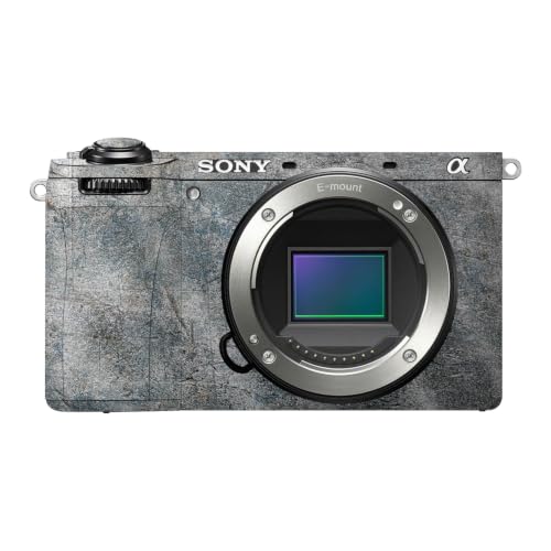 Image of Glossy Glitter Camera Skin Compatible with Sony A6700 Mirrorless Camera (2023) - Shadow Concrete - Premium 3M Vinyl Protective Wrap Decal Cover - Easy to Apply | Crafted in the USA by MightySkins