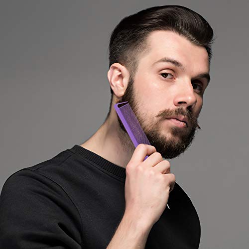 Peigne à queue pour tresses afro nattes collées et traçage précis violet - 6