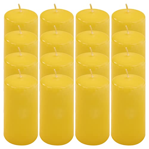 Stumpenkerze Höhe 10 cm Ø 5 cm lange Brenndauer Rund-Kerze...