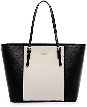 Fashion Shoulder Bag For Women Stylish Black And White HandBag European Style Ladies Tote Bag