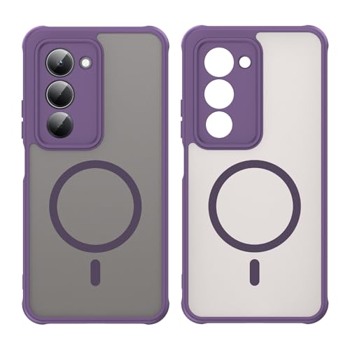 Image of Compatible with REDMI 15 (171mm) Case Cover,Compatible with MagSafe,Anti-Fall,Compatible with Xiaomi Redmi 15 (171mm) 25062RN2DY Cell Protective Phone Case Purple