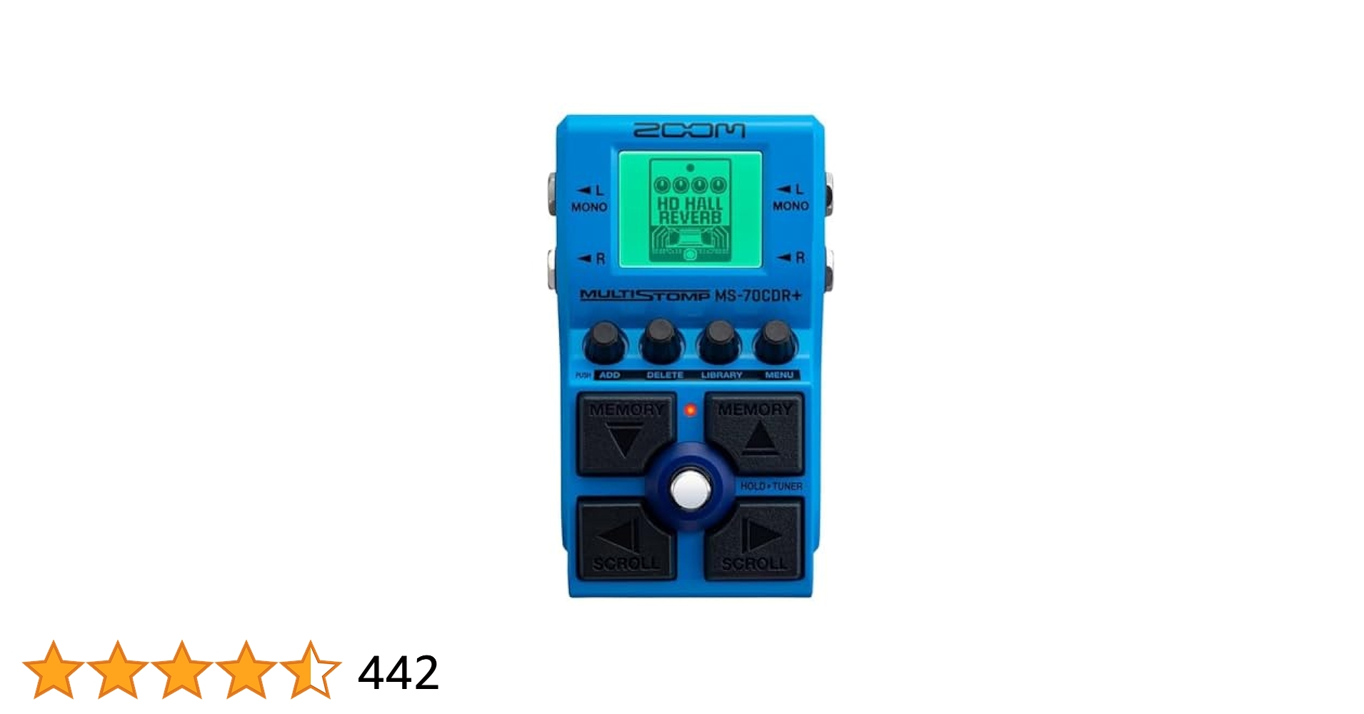 Amazon.co.jp: ZOOM ズーム MS-70CDR+ マルチストンプペダル