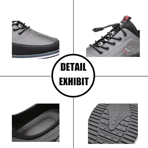 Men's Leather Lace Up Oxford Shoes Moccasin Driving Office Casual Walking Loafers Comfort Slip-On Business Oxfords Shoes2