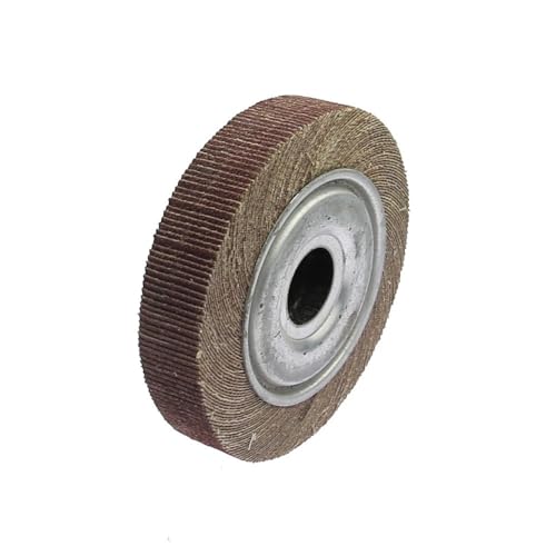Roue a lamelles abrasives 200x50mm meulage et polissage bois metal grain P180