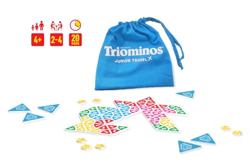 Triominos Junior Travel '24 - Jeu de société - GOLIATH, 21.5 cm x 5 cm x 18.5 cm - Image 4