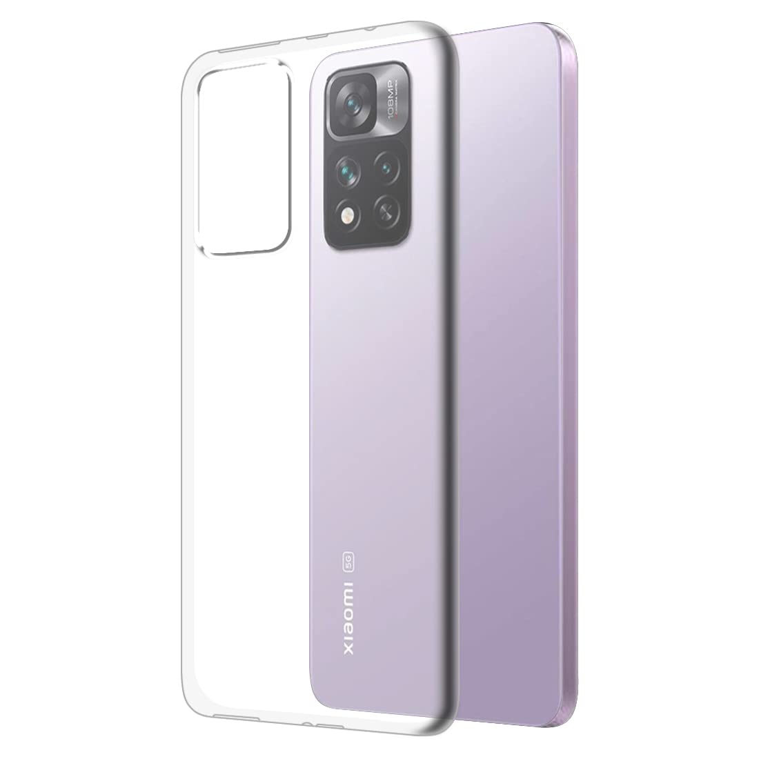 Fashionury Silicone Back Cover for Xiaomi Mi 11I Hypercharge & Xiaomi 11I (Transparent Soft Silicon Mobile Case) (B09RV94WLG) Amazon Price History, Amazon Price Tracker