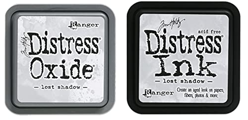 Tampons encreurs Distress Lost Shadow Tim Holtz Ranger duo