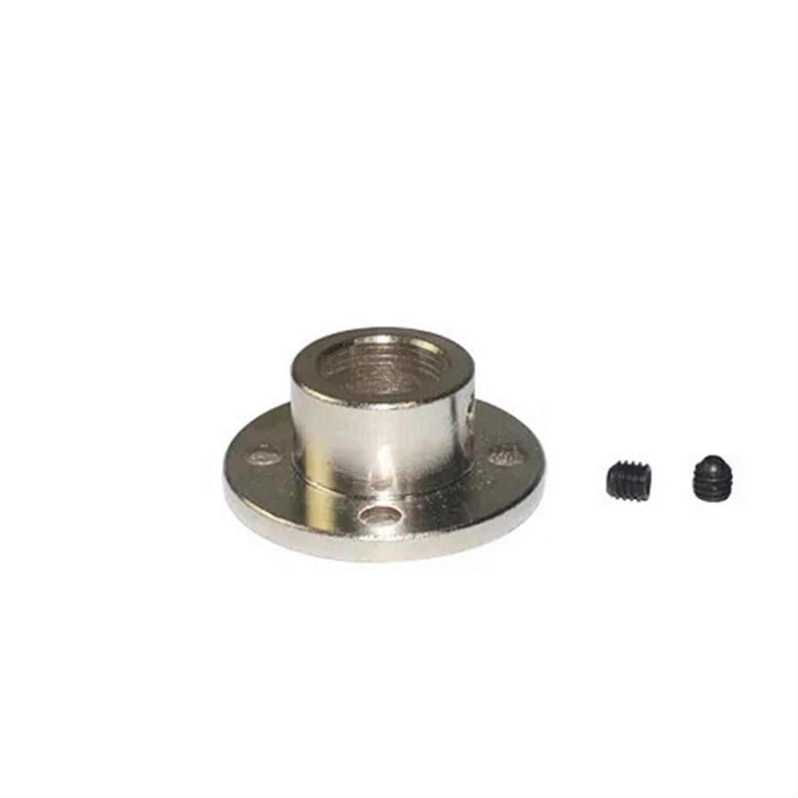 WEKONUMEX Flange Shaft Coupling, Flange Coupling Connector Electroplated Iron 2-14mm Inner Bore For RC Motor Shaft(3MM inner bore)