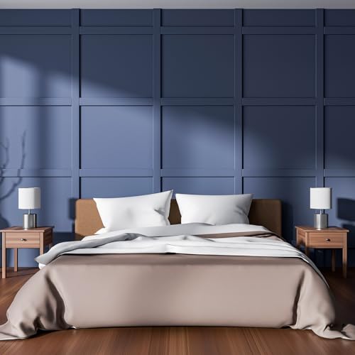 Weysat MDF Board and Batten Wall Panel Kit 94.5in x 47.2 in Premade Wainscoting Panels Kit Decorative Wall Molding Trim Slats Paintable Accent Kit for DIY Home Kitchen Bedroom Living Room Decor Weysat MDF Board and Batten Wall Panel Kit 94.5in x 47.2 in Premade Wainscoting Panels Kit Decorative Wall Molding Trim Slats Paintable Accent Kit for DIY Home Kitchen Bedroom Living Room Decor