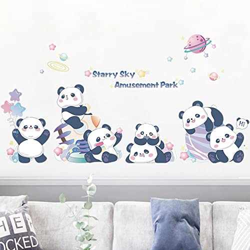 Vinilo decorativo panda para pared, extraíble y resistente al agua miniatura 5