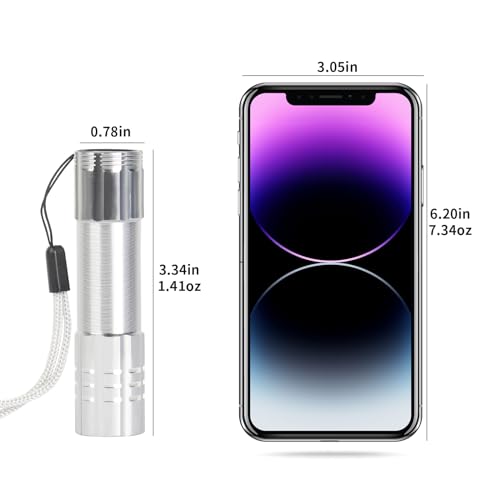 Hilngav S13-6SE 6 Pack Led Aluminum Small Mini Usb C Rechargeable Flashlights thumb #1