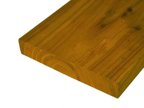 WOODPRO 国産杉 厚32mm×幅185mm×長さ310mm ナッツ色(屋内専用) 板材/棚板 厚み3.2cm 幅18.5cm 長さ31cm 受注生産