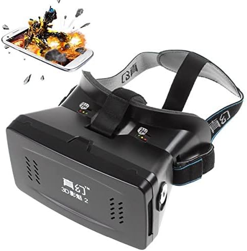 STORE99® RITECH II Head Mount 3D Version Virtual Reality Glasses Google Movies Games for 3. 5 to 6 Inch Smartphone