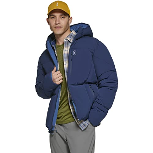 Image of BASS OUTDOOR mens Quilted Glacier Hiking Puffer