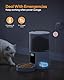 Futterautomat Katze Katzenfutter Automat mit Timer: Futternapf mit Automatic Futterautomat 4L - 10s-Ruf zum Essen - Trockenfutter Futterspender Automatisch für Katze und Hund Weiß