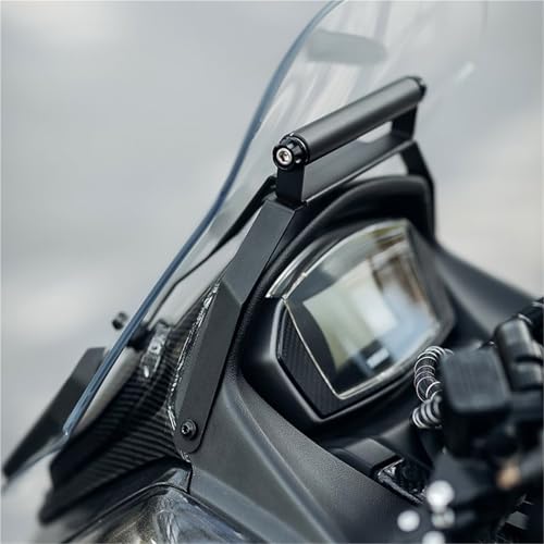 Moto support navigation GPS NMAX155 levier montage avant scooter gris - 4
