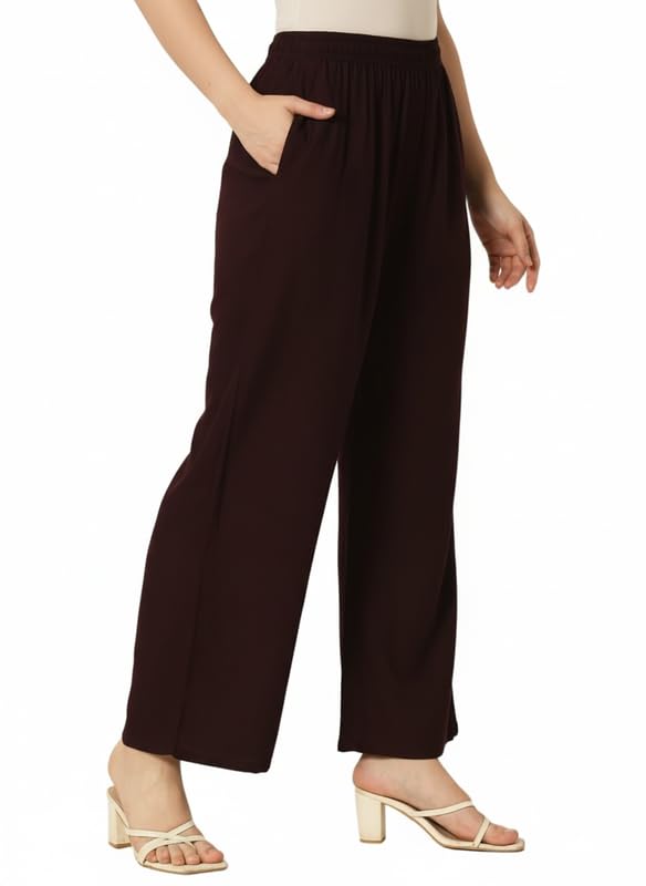 Image of Soft Colors Women Regular Fit Pocket Palazzo