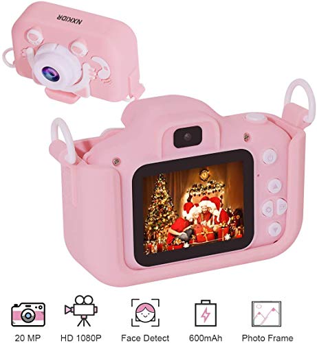 Kids Camera for Girls, NXKIDR Digital Dual Camera, 2" IPS Screen HD 1080P