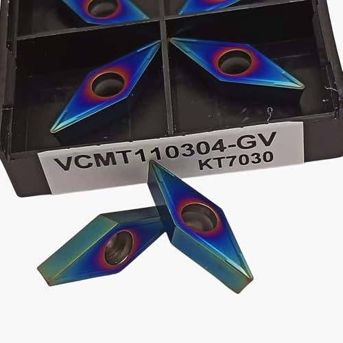 Herramientas de Torno 10 piezas VCMT110304-GV KT7030 miniatura 3