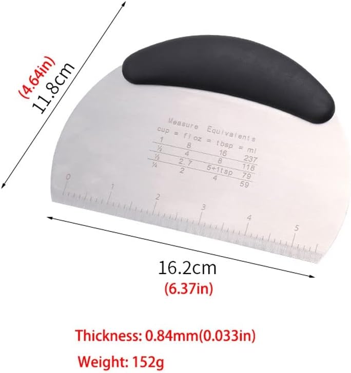 Pizza Cutter Pizza Cutter Stainless Steel Dough Cutter Dough Scraper Scraper Cake Knife Baking Tool Cutter Pizza Slicer (Size : C)