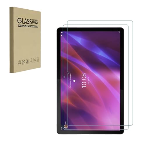 HYGMOCC Protector de pantalla para Lenovo Tab P11 /P11 Plus película de vidrio templado de 11 pulgadas, dureza 9H, antiarañazos, apto para carcasas, sin burbujas (2 piezas)