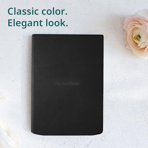 Image of PocketBook E-Reader Cover for InkPad 4 & InkPad Color 2 | Flip Cover with Smart Sleep Function | Durable Protection | Lightweight Covers Perfect for Travel | E-Book Reader Case in Black