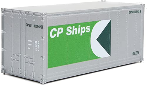 Walthers SceneMaster 8662 20' Smooth-Side Container - Ready to Run - CP Ships (White, Green)