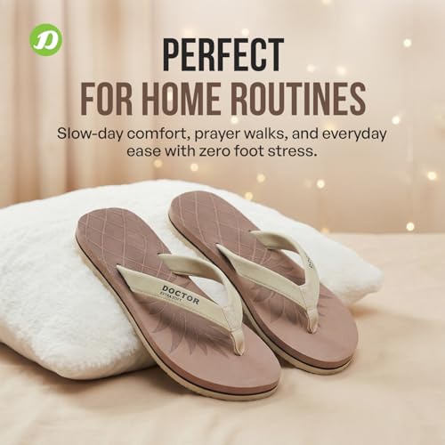 Image of DOCTOR EXTRA SOFT House Slipper for Women's Care Durable | Orthopaedic & Diabetic | Lightweight| Comfortable Footbed |Slippers for Girls & Ladies Daily Use D-05