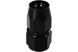 Universal Swivel Hose End 12AN Aluminum Fitting for Braided Fuel Line, 1 Piece