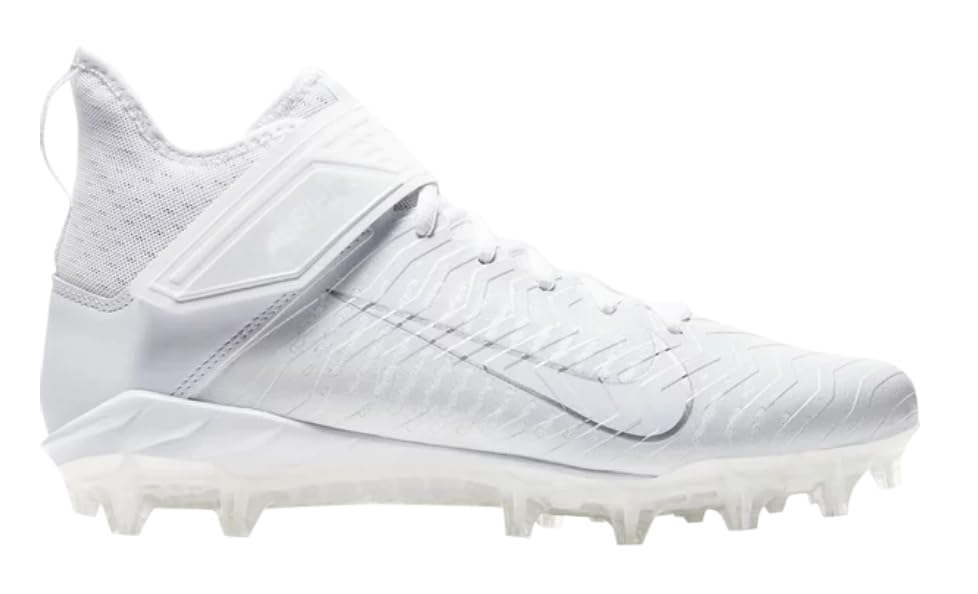Image of Nike Men's Alpha Menace Pro 2 D Football Cleats - Black /White,7M US