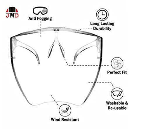 JMD HELMETS Trendy Goggle Face Shield 